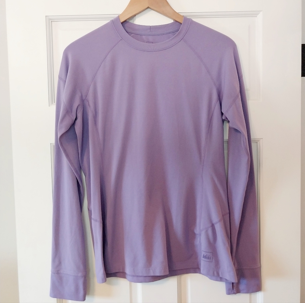 REI Womens Lavender Long Sleeve Top